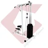 One Station Home Gym Equipment with 220 LB Plastic Weight Stack