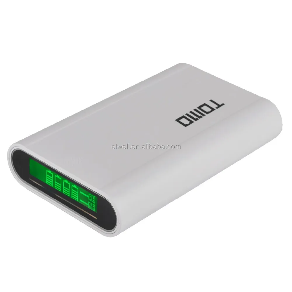 
Portable black color power bank case note 5 5V 1A 2.1A output 3 slot external battery pack 18650 passed CE ROHS 