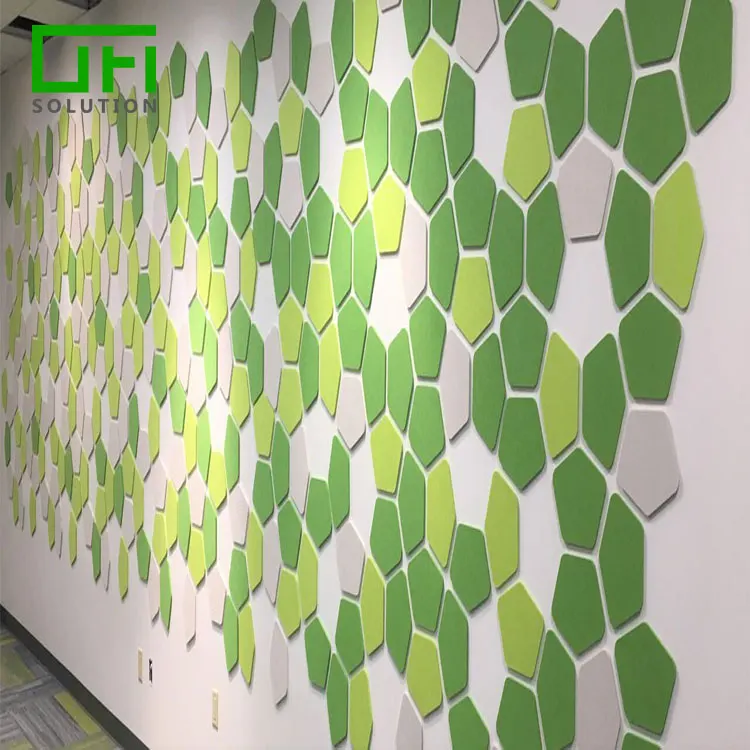 
9MM AU Market Pro-environment Acoustic Felt 100% Polyester Panel Soundproofing Materials PET Acoustic Panels 