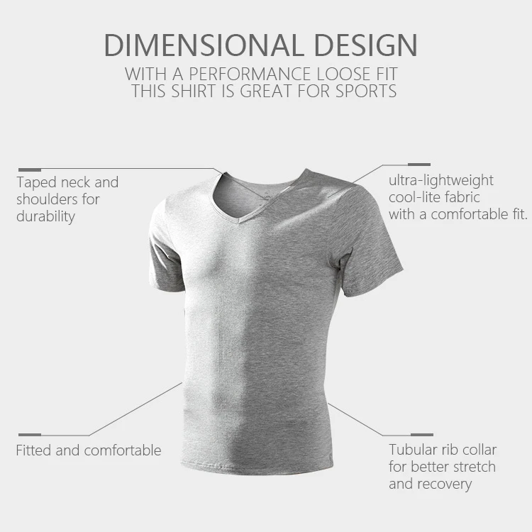 wholesale half and short sleeve muscle slim fit t shirt for men