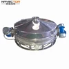 High precision mini vibrating screen straight flow sieve compact sifter