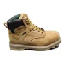 High quality suede genuine leather safety shoes hammer steel toe safety shoes for men