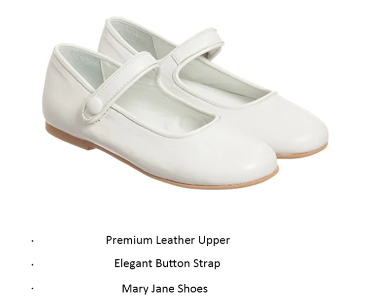 white flat mary jane shoes