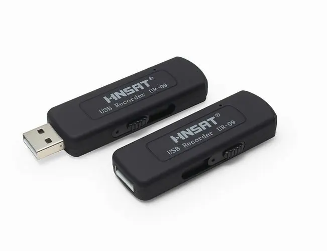 USB hidden recorder with Voice activated recording time 15hours 4GB 8GB 16GB usb flash drives HNSAT ur09