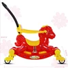 Cute design plastic sliding scooter toys with hobby horse function