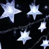 The Special LED Garland Frosted Star String Light Hotel Christmas Party Wedding Child Room Holiday Decoration Lighting