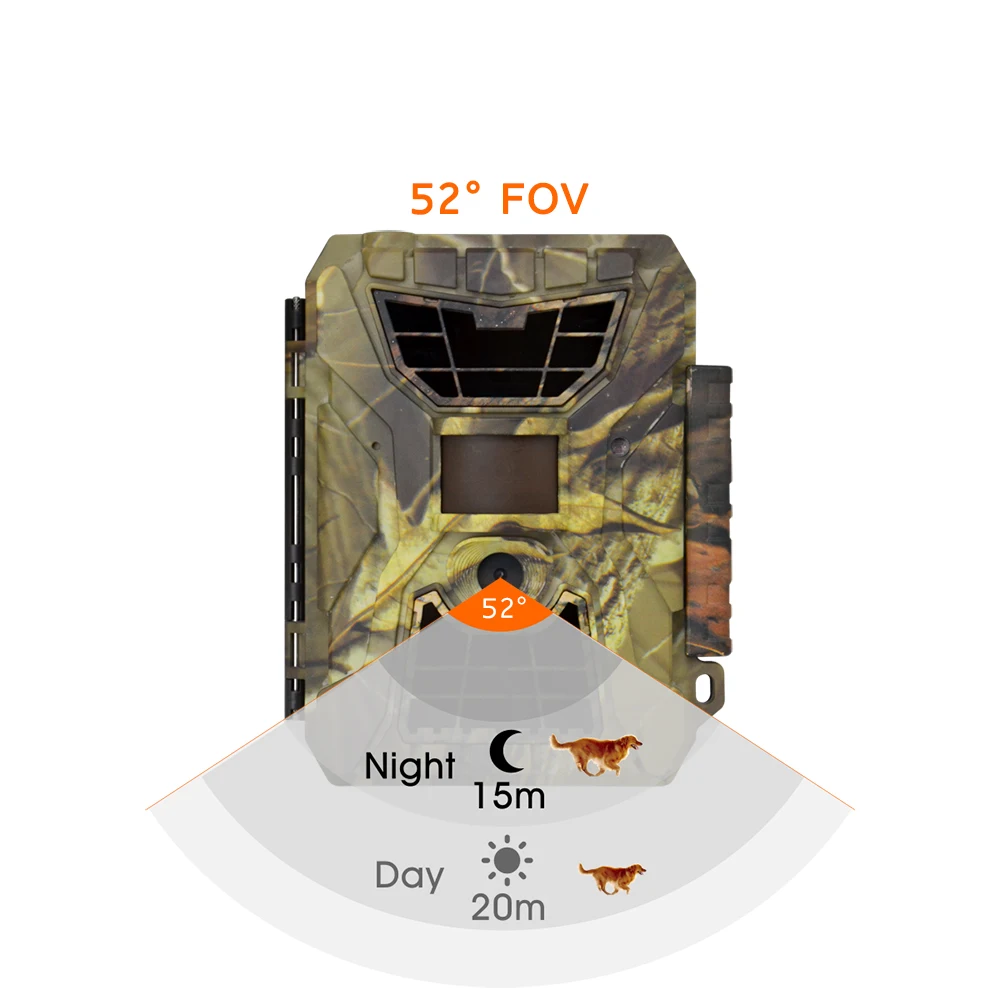 
24MP no glow night vision camouflage trail hunting camera 