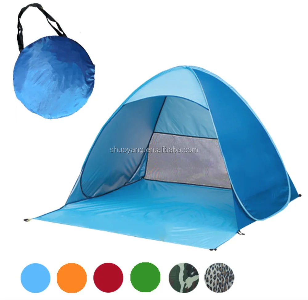 Free Outdoor Automatic Pop Up Instant Portable Cabana Beach Tent 2 3 Person Camping Fishing Hiking Beach Tent Buy Beach Tent Design