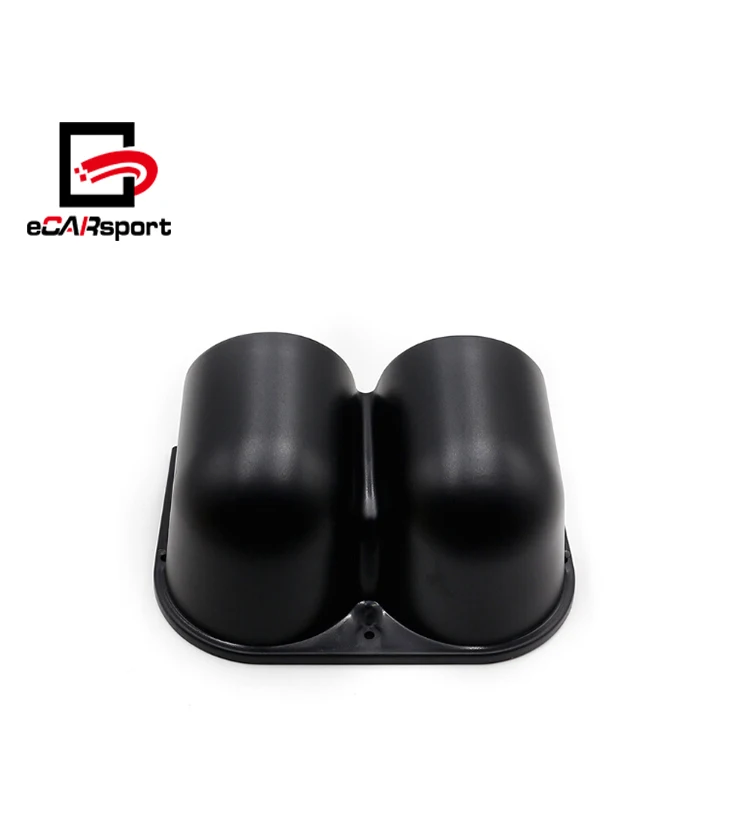 Double Dual Gauge Pod 52mm 2 Holes Gauge Pod Gauge Cup Dash Pod Mount