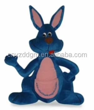 blue kangaroo plush toy