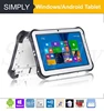 Simply industrial handheld Quad core 1500MAH 32GB+2GB 1280*800IPS sunlight visible IP67 8inch/10inch rugged windows tablet