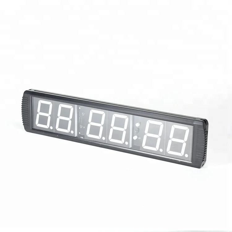 
Gym cross fitness multi-functional sport training 4 inch 6 digits led remote digital timer 