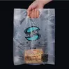Top class biodegradable recyclable material plastic bag carry out die-cut bag