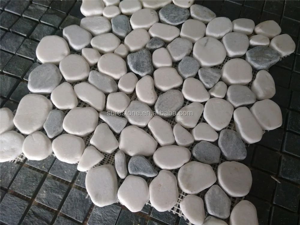 De Mármol Natural Material Antideslizante Pebble Piedra De Terminar De