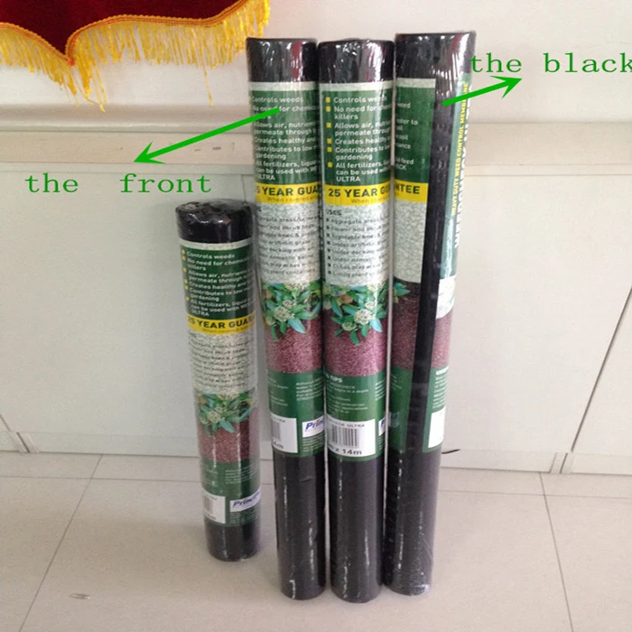 Weed barrier fabric pp spunbond nonwoven fabric for agriculture in 50gsm 1m*50mroll landscape fabric