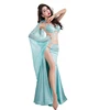 QC3003 Wuchieal Professional Egyptian Belly Dance Top and Skirt Suit with Strass for Performance
