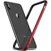 TPU Lining Simple Design Slim Aluminum Frame Case for iPhone XS X 5.8 inch