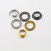 3 colors 15mm round metal brass rhinestone eyelets crystal diamond grommets glass eyelets RE-15mm-001