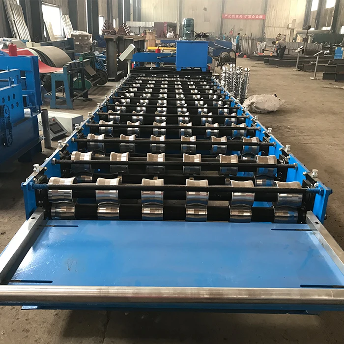 
Aluminum roofing tile sheet panel roll forming making machine 