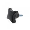 Phenolic Plastic Hand Knobs 4 Lobe Knob Tapped