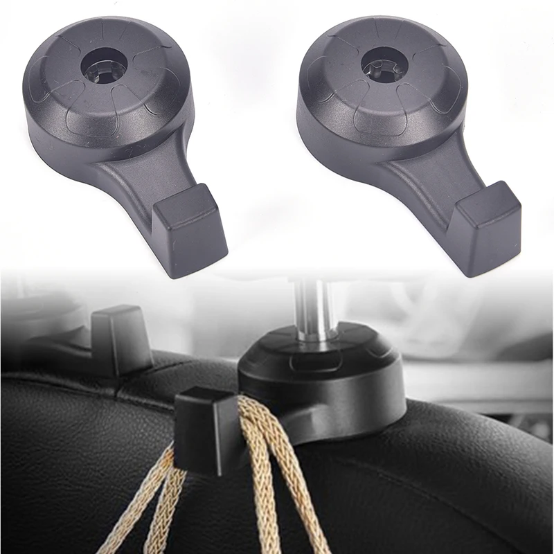 

Free Shipping 2Pcs Universal Car Truck Suv Seat Back Hanger Organizer Hook Headrest Holder Backrest hook for automobile