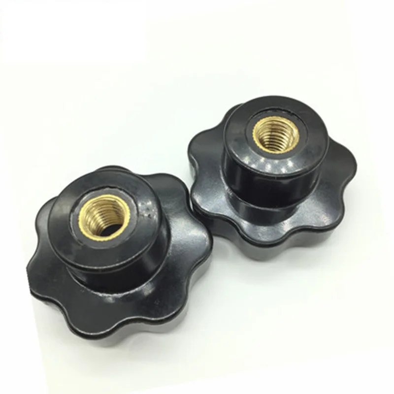
plastic material 7 lobes through hole star knob 