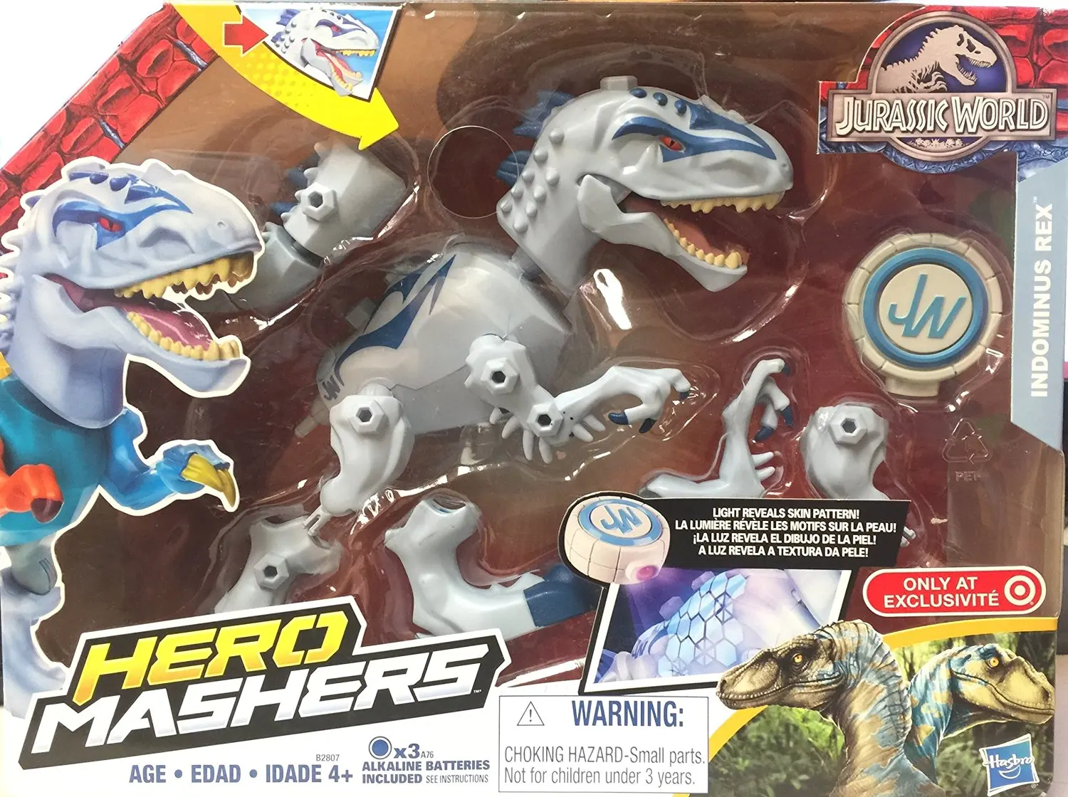 jurassic world hero mashers