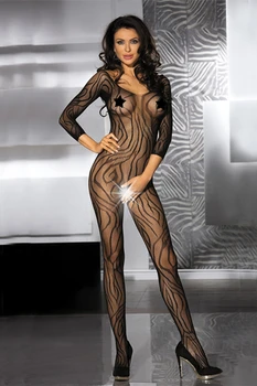 Sexy Lingerie Hot Women See Through Underware Erotic Sexy Body Suits For Women Stripe Prints Crotchless Sexy Lingerie Hot Women See Through Underware Erotic Sexy Body Suits For Women Stripe Prints Crotchless
