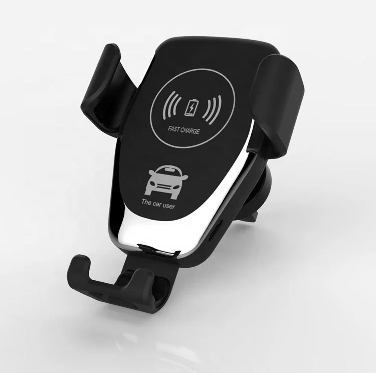 

10W wireless car charger car wireless charger holder WC6825, Black white