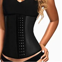 

Fat woman 9 steel bones latex slimming corset shapewear plus size xxxxxxl surgical corset waist trainer