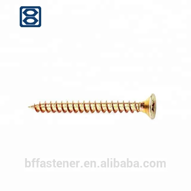 
Haiyan bafang pozi double chipboard screws self tapping stainless steel cross recessed countersunk head wood screws 