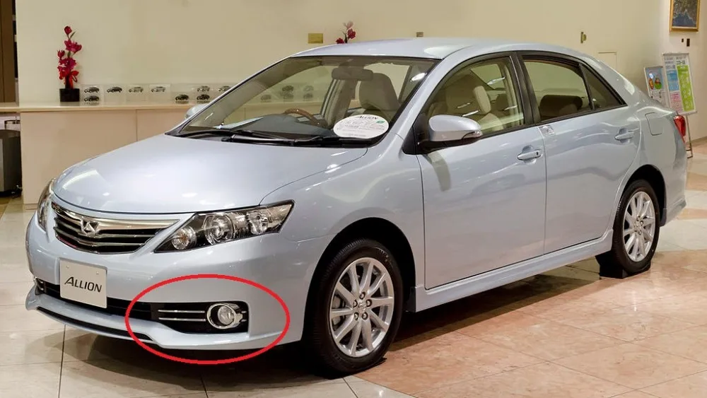 toyota allion fog lamp case