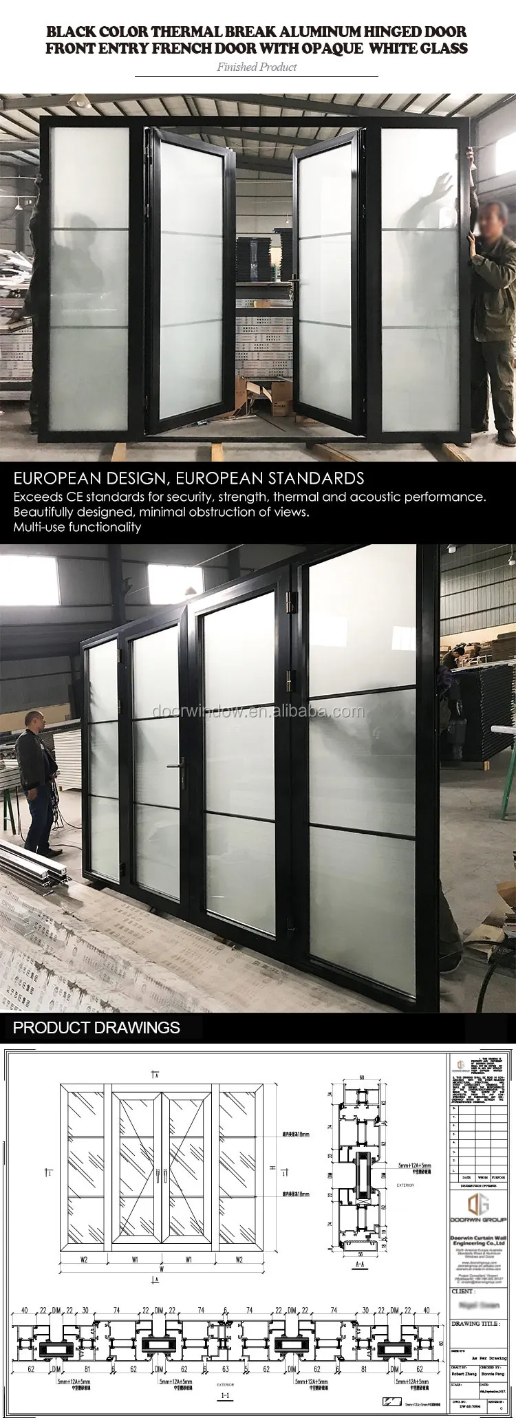 aluminum profile windows and door aluminium glass door design commercial entry doors