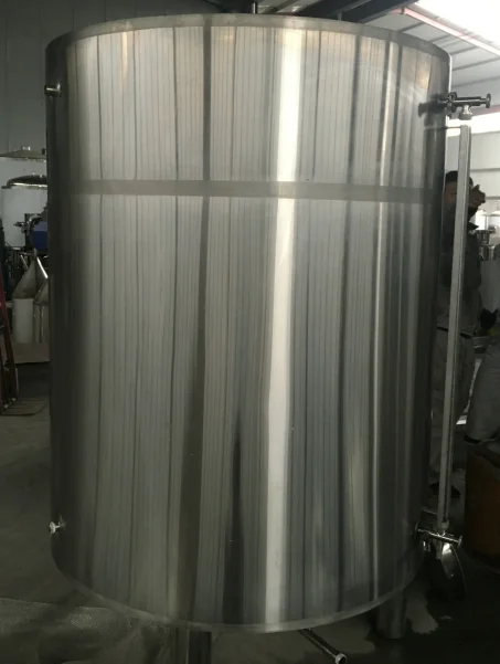Glycol water tank for cooling conical fermenter brew system