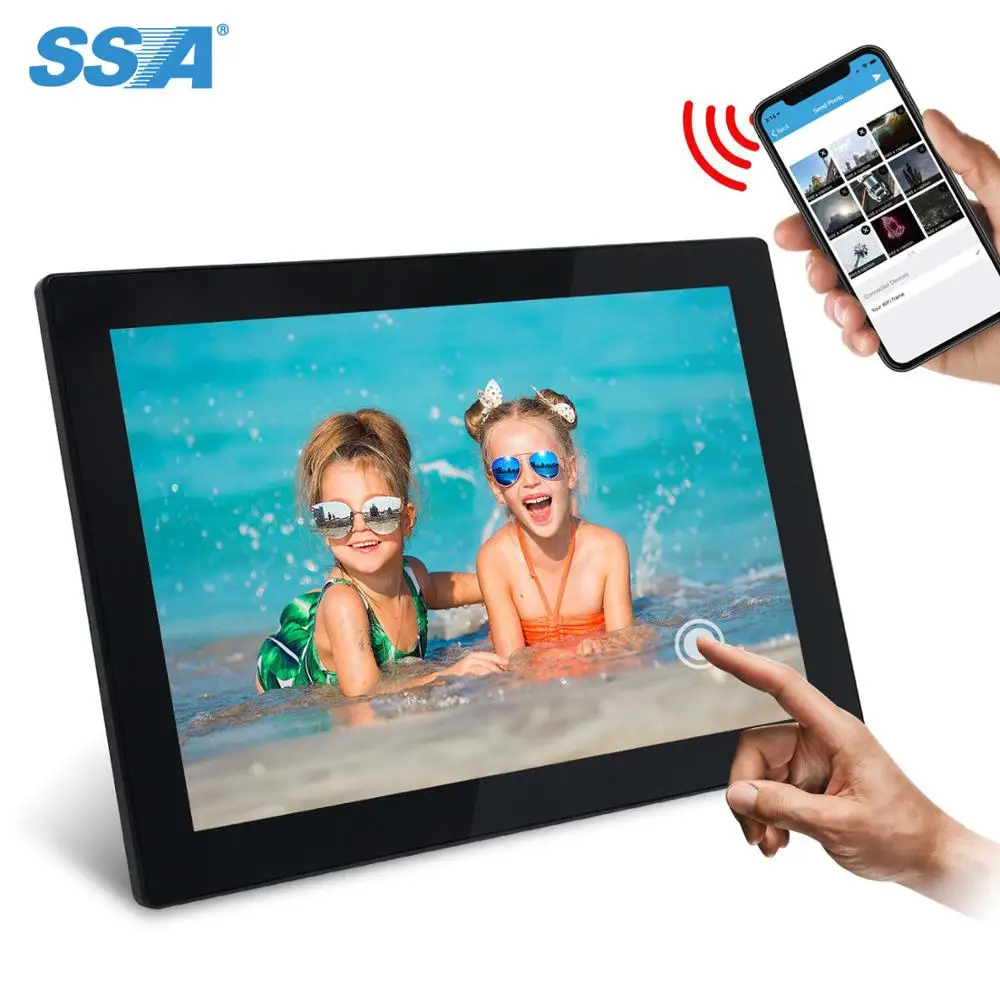 

New wifi digital picture frame connect by WIFI to send photos