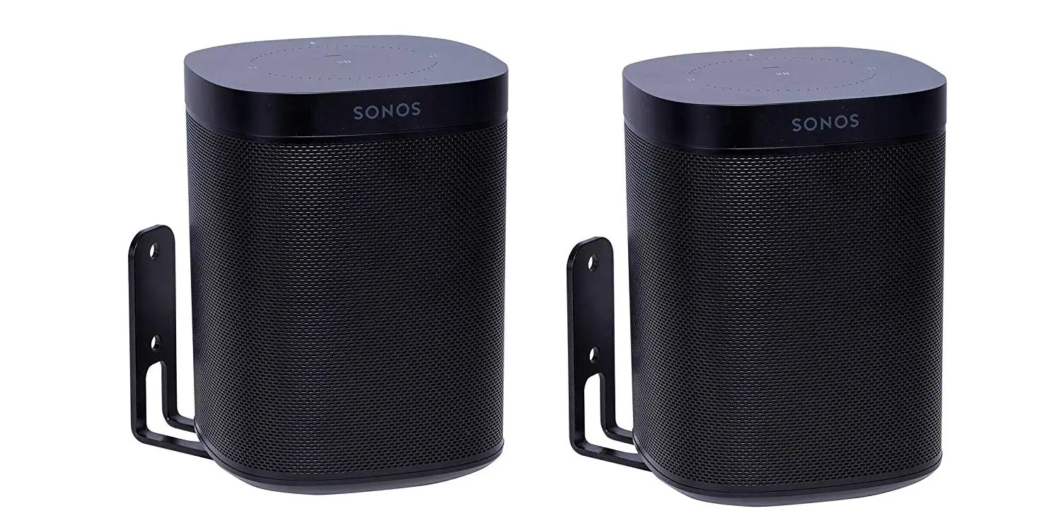 Vebos wall mount Sonos One black set en optimal experience in every room - Allows you to hang your SONOS One exactly where you want it - Compatible with Sonos One