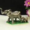 High quality grey family metal elephant metal gift jewelry box for wedding party