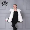 fashion design women graceful fur parka real fox fur parka for cold winter