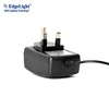 Edgelight dc 12V plug in type AC 100-240V CE ROHS UL listed switching power supply