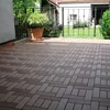 different types 300*300mm DIY wpc tiles /wpc composite decking flooring