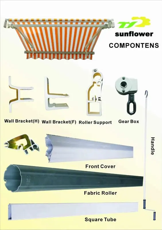 
Awning Parts and Components Two cables Retractable Arms 