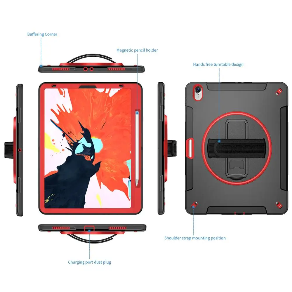 Shockproof Case For Ipad Pro 12.9 2018 2nd Generation With Pencil