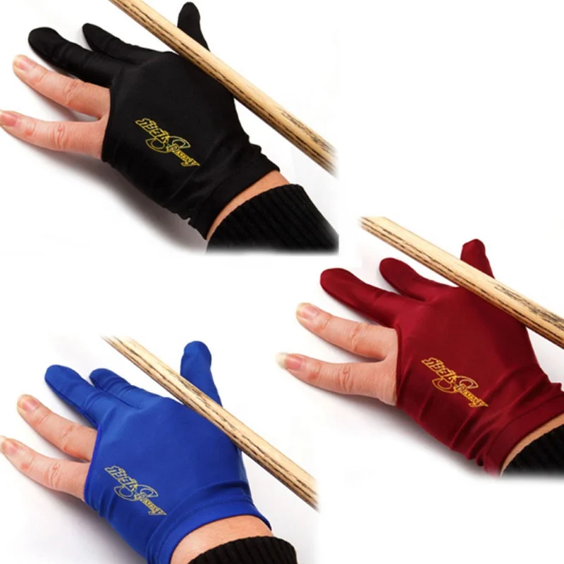 

LYCRK Material High Quality 3 Finger Billiard Glove