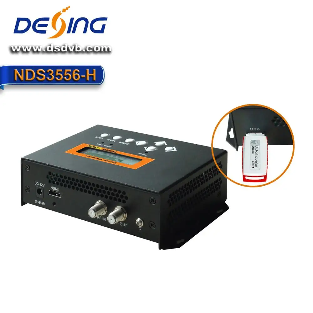 

tv broadcasting equipment NDS3556-H hdmi to hd rf modulator