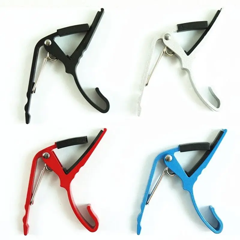 

Aiersi brand color metal guitar capo, Blue, black, silver, white