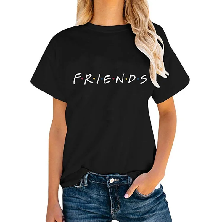 

Custom graphic tees women top TV shows t shirt summer brand name t-shirt
