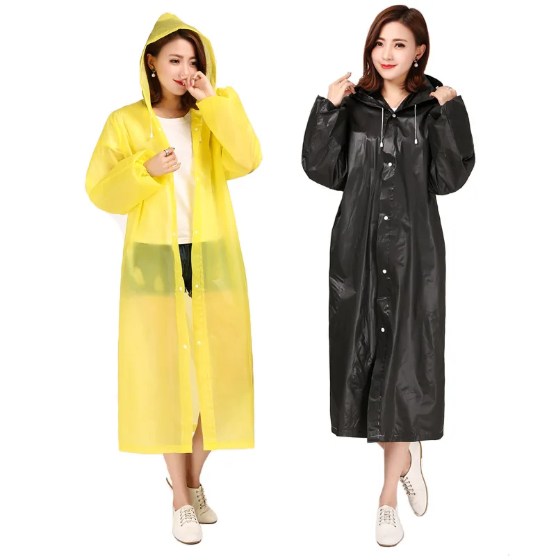 

1 pcs Disposable Raincoat Adult Emergency Waterproof Hood Poncho Travel Camping Must Rain Coat Unisex 7 Colors, As the pictures show