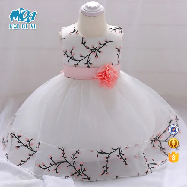 baby girl white casual dress