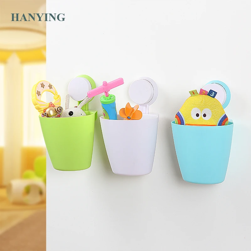 

Fashion Vacuum suction cup storage basket /holders/shelf/bucket