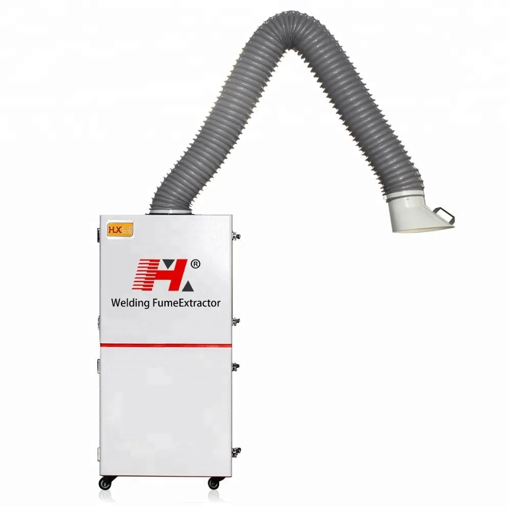 
Portable Welding Fume Extractor/Industrial Dust Collector with Double Arms for Welding and Cutting machine 